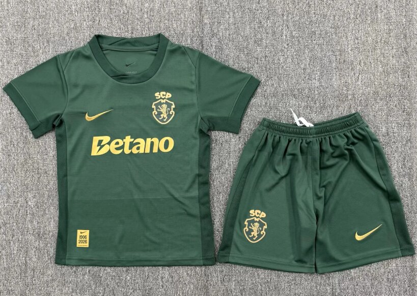 Kids-Sporting Lisbon 120th Anniversary Soccer Jersey